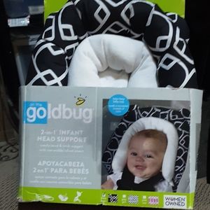 On The Goldbug 2 in 1 Infant Head Support - NEW